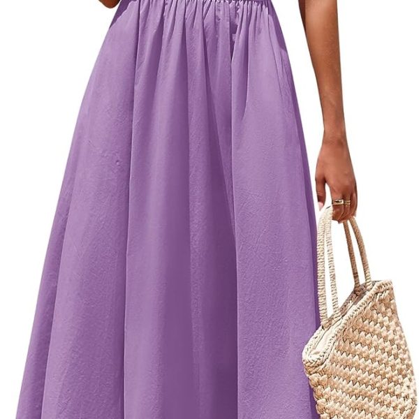 Scoop Neck Sleeveless Maxi Dress image 1