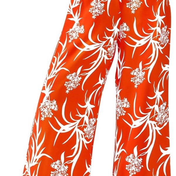 CFLONGE Palazzo Pants for Women Casual 2026 Summer High image 1