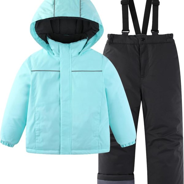 Hiheart Boys Girls Winter Ski Jacket & Pants Set 2 image 1